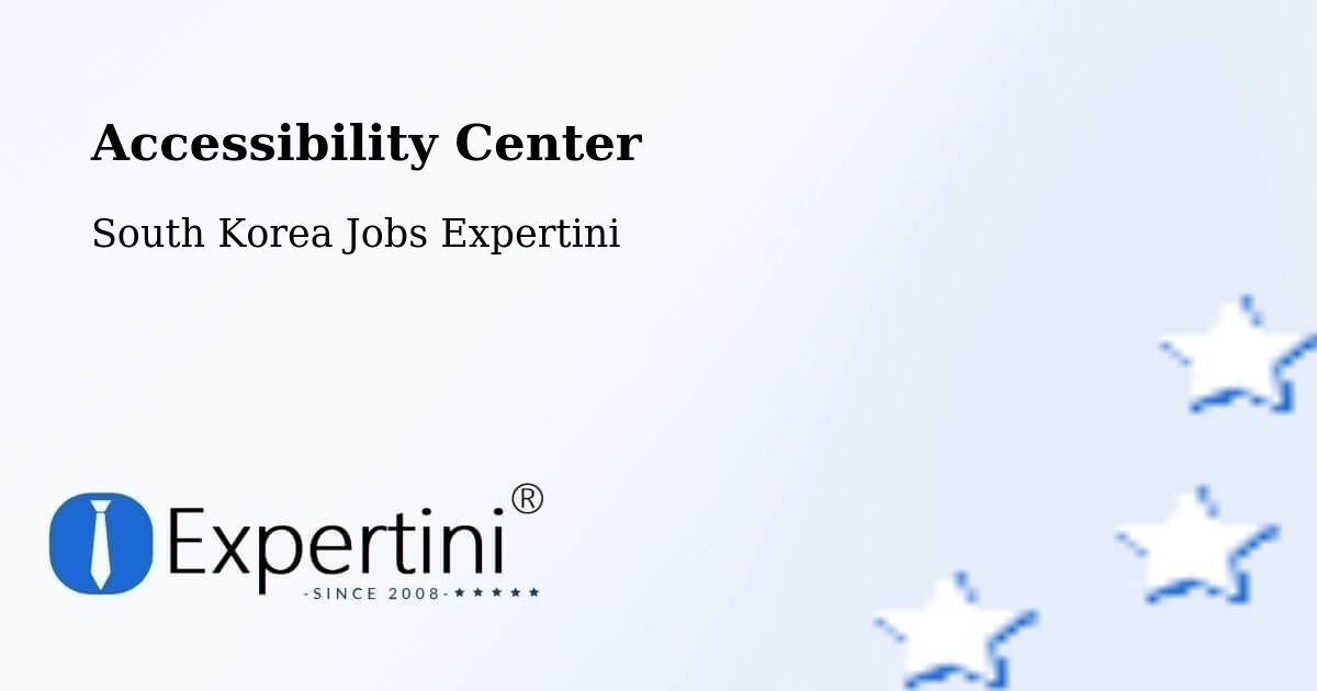 Accessibility Statement – Ulsan - South Korea Jobs Expertini
